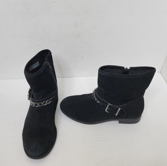 Vionic Shoes - VIONIC Orthaheel Country Crescent Suede Boots Ankle Buckle Size 7.5